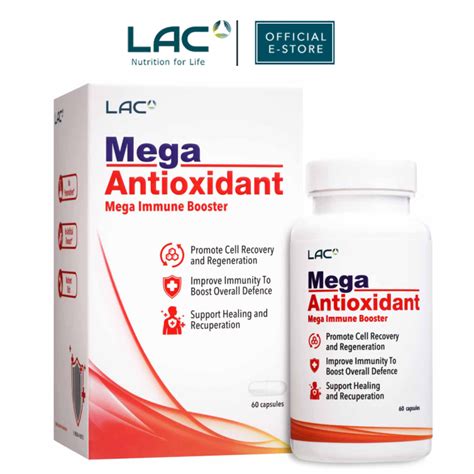 mega antioxidant 28ct|LAC Mega Antioxidant 60 Capsules (Consume within December .